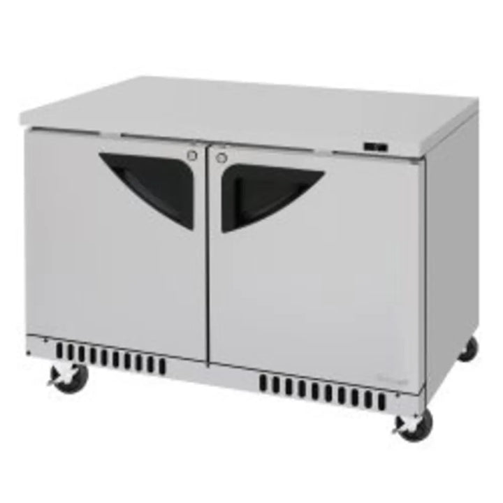 Turbo Air TUF-48SD-FB-N 48-1/4" 2 Section Super Deluxe Undercounter Freezer, 14.8 cu. Ft., 115/60/1 - Front Breathing