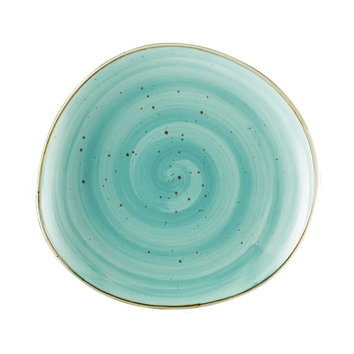 CAC China TUS-21-TQS Plate Turquoise 12 1/4" Case of 12 Pcs