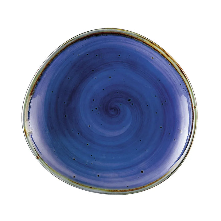 CAC China TUS-6-BLU Plate Starry Night Blue 6 3/8" Case of 36 Pcs