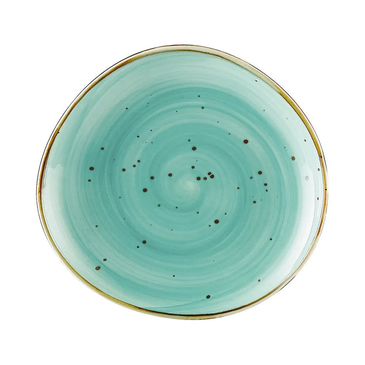 CAC China TUS-6-TQS Plate Turquoise 6 3/8" Case of 36 Pcs