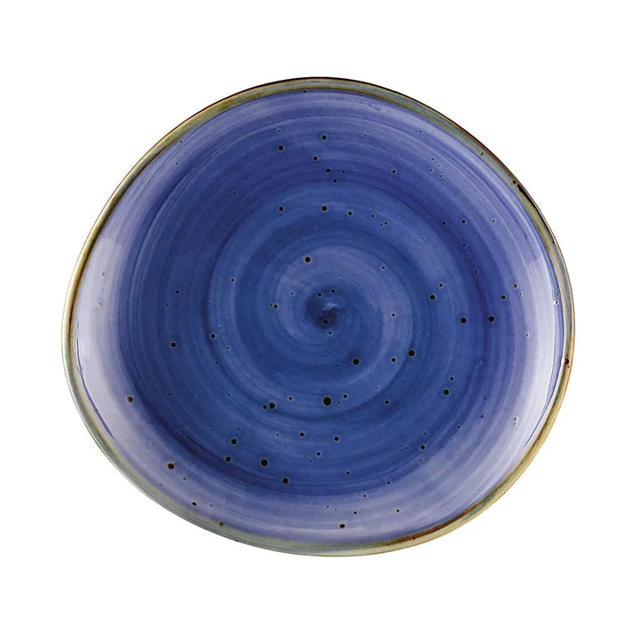 CAC China TUS-8-BLU Plate Starry Night Blue 8 1/4" Case of 36 Pcs