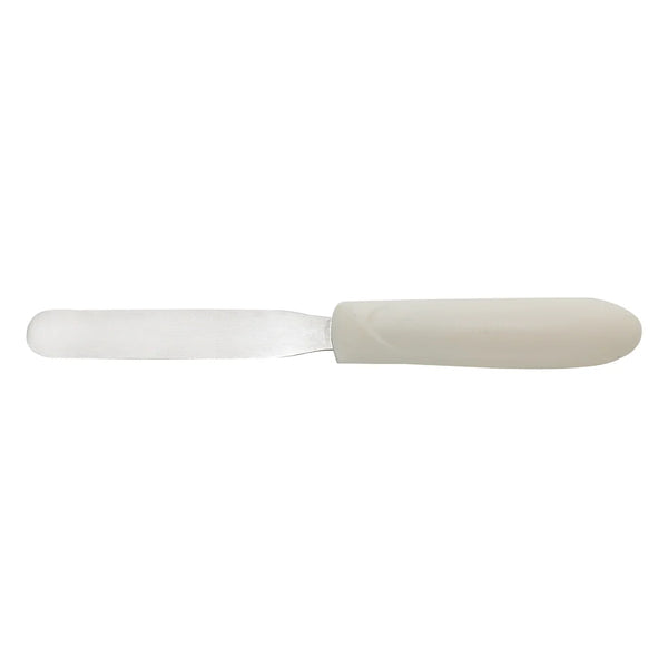 Winco TWPS-4 Bakery Spatula, White PP Handle, 4" x-3/4" Blade