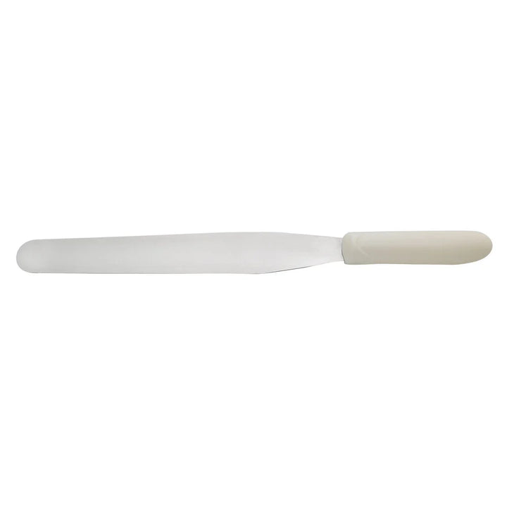 Winco TWPS-9 Bakery Spatula, White PP Handle, 10" x 1-3/8" Blade