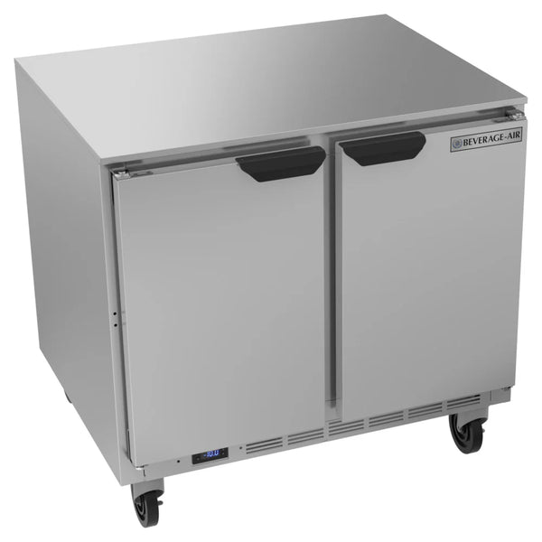 Beverage-Air UCF36AHC 36" 2 Solid Door Undercounter Freezer