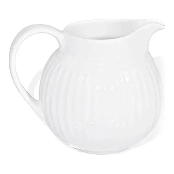 Furtino England Ultima 34cl (12oz) White Porcelain Jug/Creamer, Pack of 6