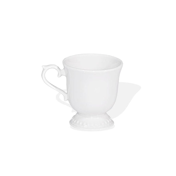 Furtino England Ultima 10cl (3.5oz) White Porcelain Expresso Cup, Pack of 6
