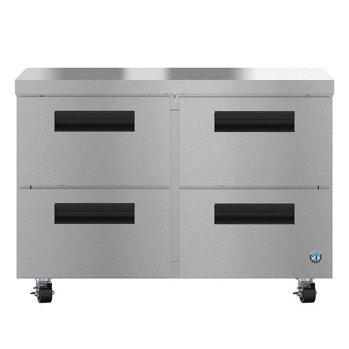 Hoshizaki UF48B-D4 Two Section Undercounter Freezer, 48" W x 30" D x 33.75" H