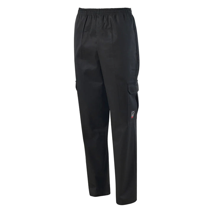 Winco UNF-11KM Cargo Chef Pants, Black, M