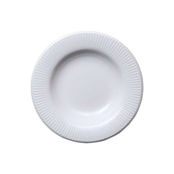 Furtino England Ultima 23cm (9") White Porcelain Soup/Pasta Plate - HorecaStore