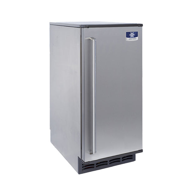 Manitowoc USE0050A-161 CrystalCraft 15" Air Cooled Undercounter Square Cube Ice Machine with 25 lb. Bin, 115V, 45 lbs/day