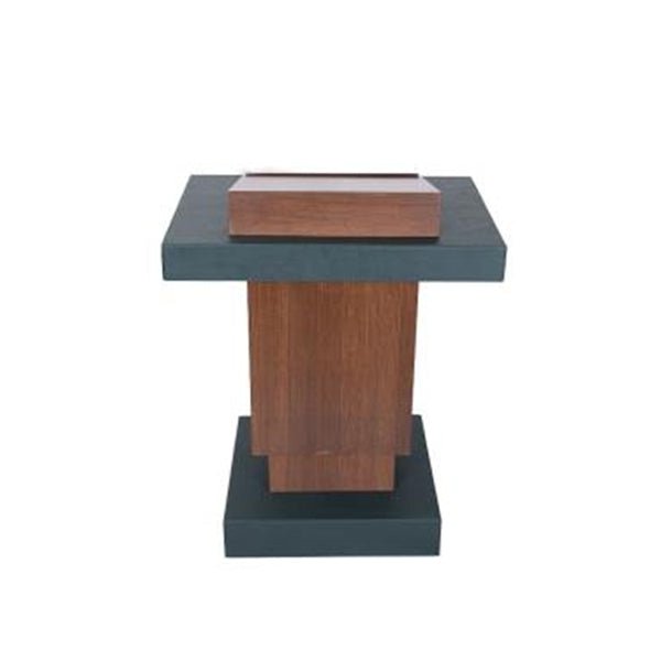 Smart Lectern L 70 x W 47 x H 90/130 cm For Smart Presentations, Power Coating, High Pressure Lamination, Power Connectivity, HDMI, Height Adjustable, Led Neck Light