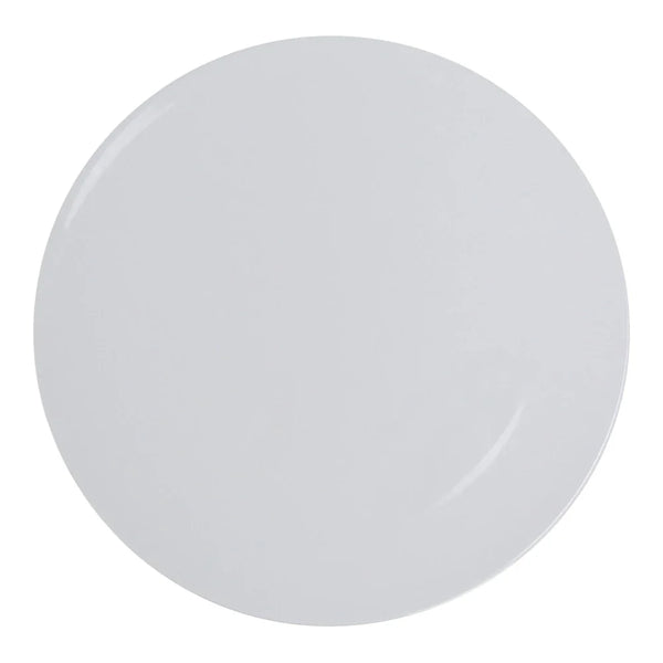 Yanco VE-109 9" White Melamine Round Venice Pizza Plate, Pack of 24