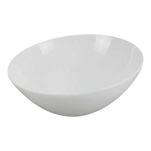 Yanco VE-207 22 Oz White Melamine Venice Sheer Salad Bowl, Pack of 48