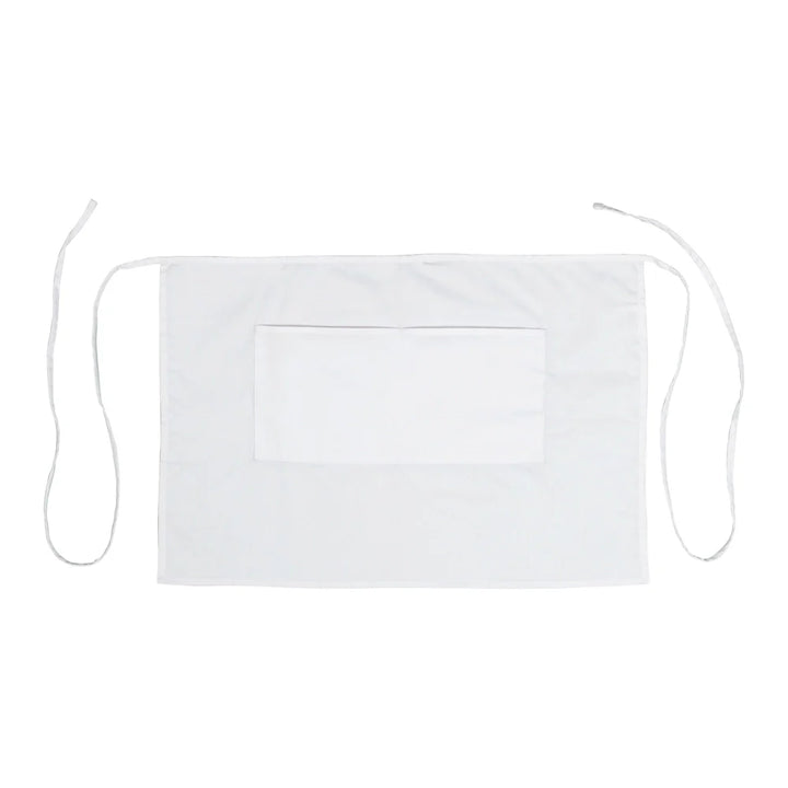 Winco WA-2819W Bistro Apron, 28"x19", half size, White