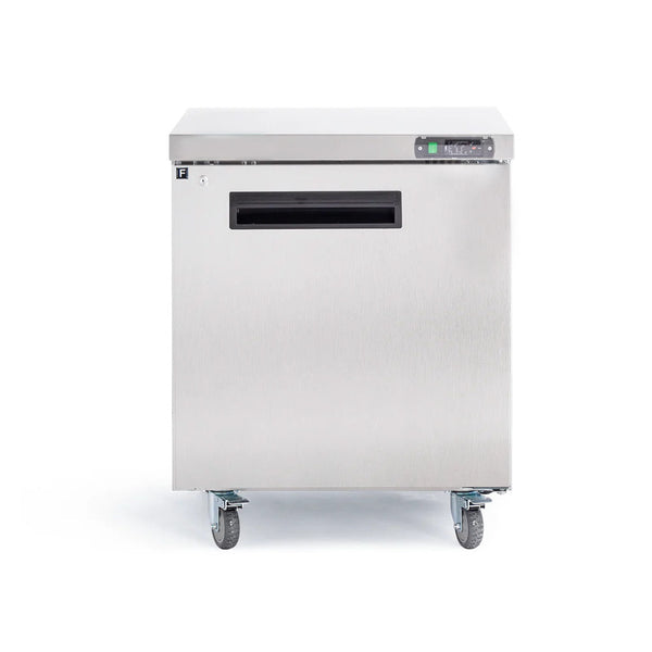 Single Door Undercounter Freezer, Stainless Steel, 28", 6.3 Cu.ft, 115v, -8°F to 0°F