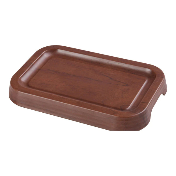 Yanco WL-408 5" Melamine Rectangular Wood-Grain Tray with Foot, Pack of 24