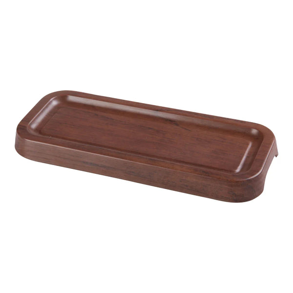 Yanco WL-410 4" Melamine Rectangular Wood-Grain Tray with Foot, Pack of 24