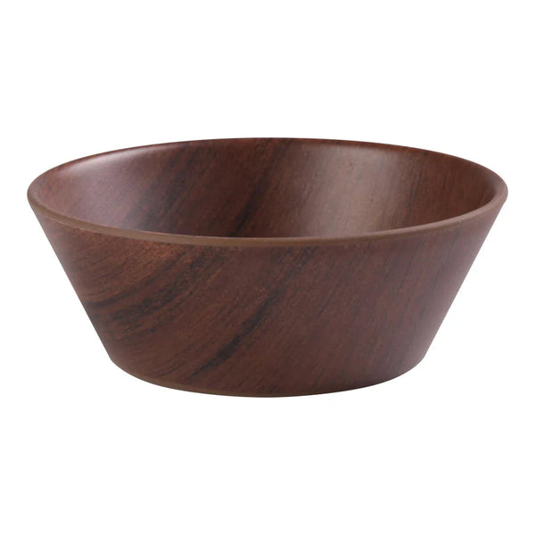 Yanco WL-506 18 Oz Melamine Round Wood-Grain Salad Bowl, Pack of 48