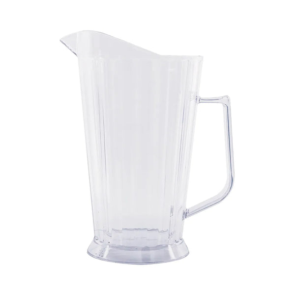 CAC China WPBR-61C Plastic Clear Beverage/Beer Pitcher, 60 Oz
