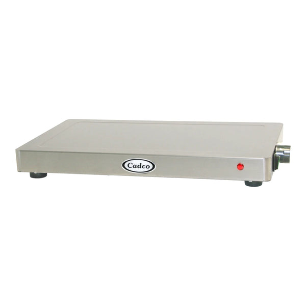 Cadco WT-10-HD 24" x 14 3/8" x 2 3/4" Electric Heavy-Duty Countertop Warming Shelf - 120V