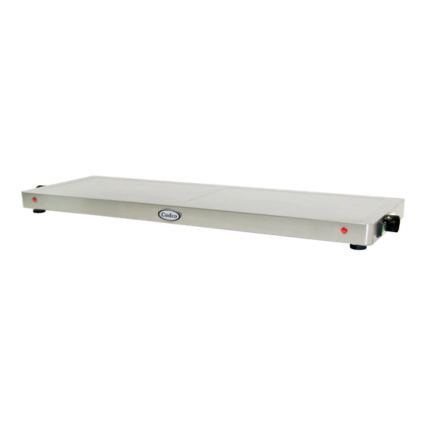 Cadco WT-40-HD 45" x 14 3/8" x 2 3/4" Electric Heavy-Duty Countertop Warming Shelf - 120V