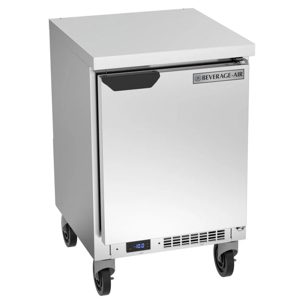 Beverage-Air WTF20HC-FLT 20" Shallow Depth Worktop Freezer with Flat Top