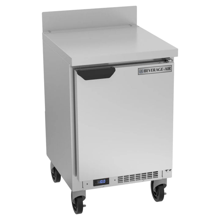 Beverage-Air WTF20HC 20'' Single Door Compact Shallow Depth Worktop Freezer 2.27 cu. ft.