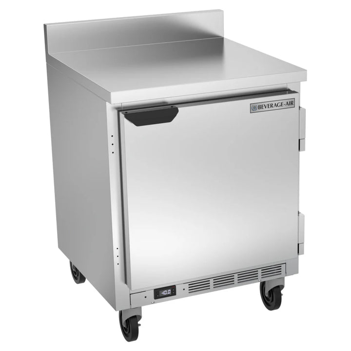 Beverage-Air WTF27HC-FIP 27" Worktop Freezer with 4" Foamed in Place Backsplash