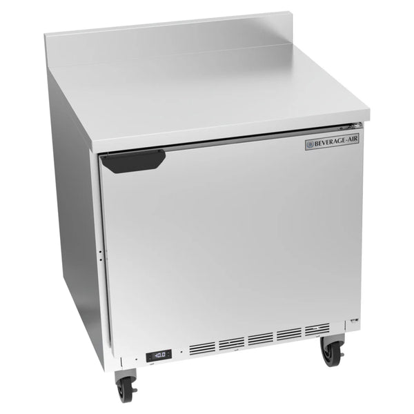 Beverage-Air WTF32AHC-FIP 32" Worktop Freezer with 4" Foamed in Place Backsplash