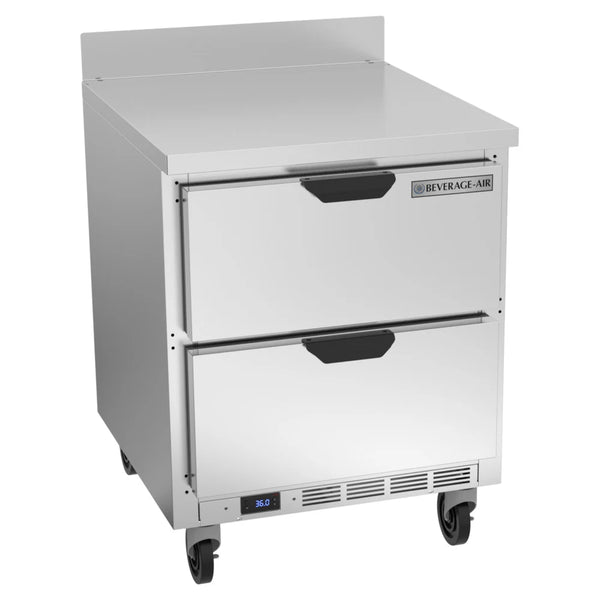 Beverage-Air WTFD27AHC-2 27" Two Drawer Worktop Freezer