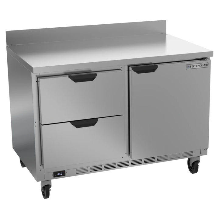 Beverage-Air WTFD48AHC-2 48" Two Drawer, One Door Worktop Freezer