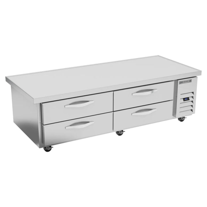 Beverage-Air WTRCS72HC-76 76" 4 Drawer Refrigerated Chef Base with 4" Overhang