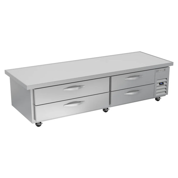 Beverage-Air WTRCS84HC-89 89" 4 Drawer Refrigerated Chef Base with 5" Overhang