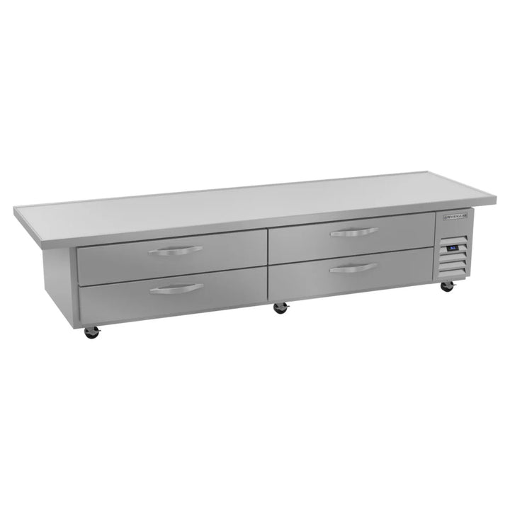 Beverage-Air WTRCS96HC-108 4 Drawer 108" Refrigerated Chef Base with 12" Overhang