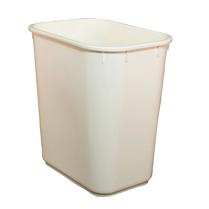 Hapco Elmar 13qt Trash Can Vanilla, Flame Resistant