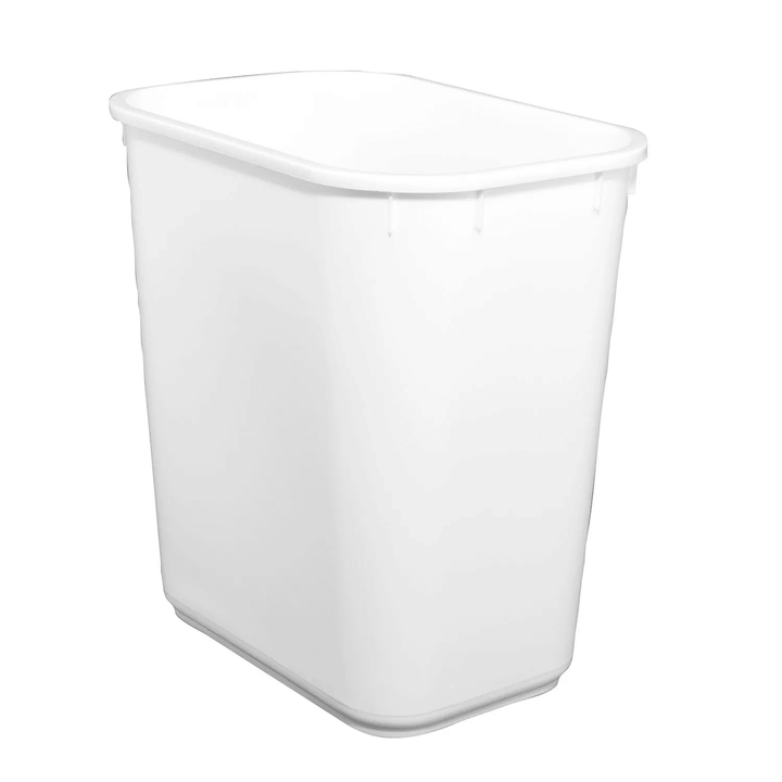 Hapco Elmar 13qt Trash Can White, Flame Resistant