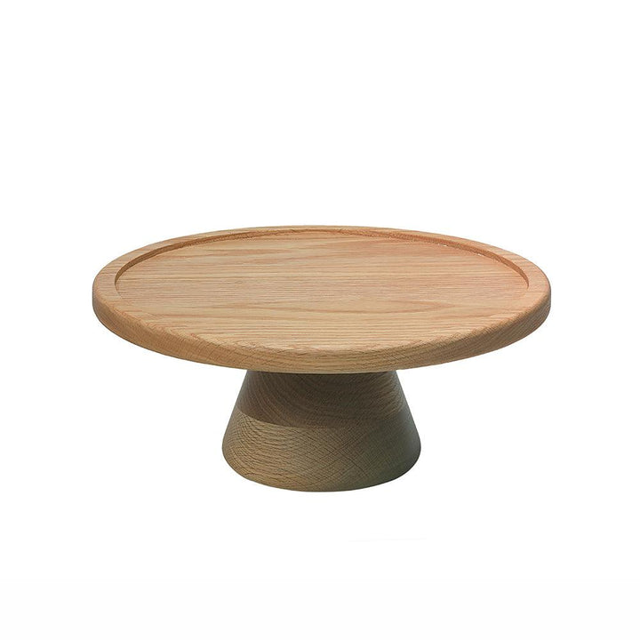 Wundermaxx Wooden Cake Stand, Ø 32 x H 13.6 cm, Oak