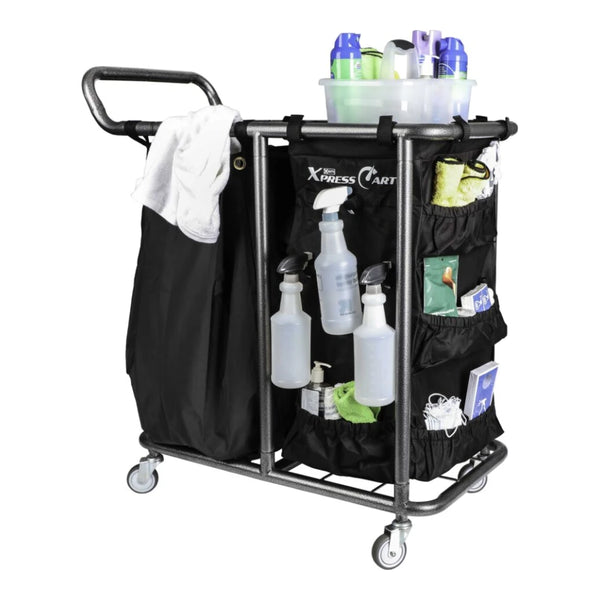 Hospitality 1 Source XDXP01-DLX Deluxe Xduty Express Cart; Hammerton Finish — Bags Included