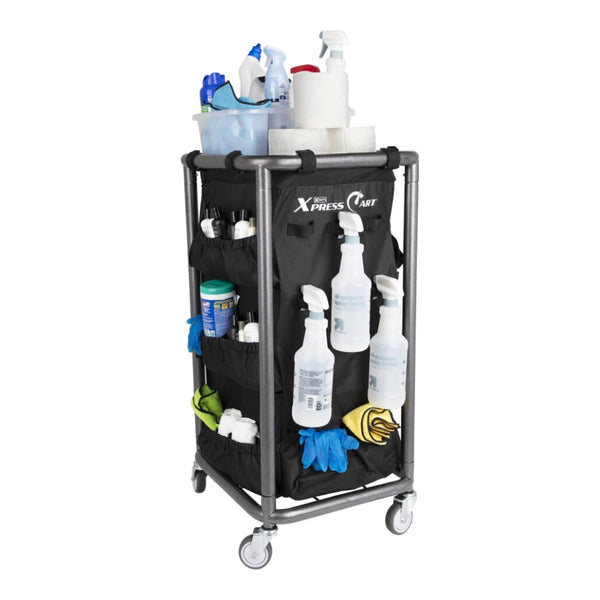 Hospitality 1 Source XDXP01 Xduty Xpress Cart; Hammertone Finish — Black Bag included