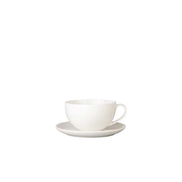 Furtino England Finesse 9.5oz/28cl White Round Porcelain Cappucino Cup, Pack of 12