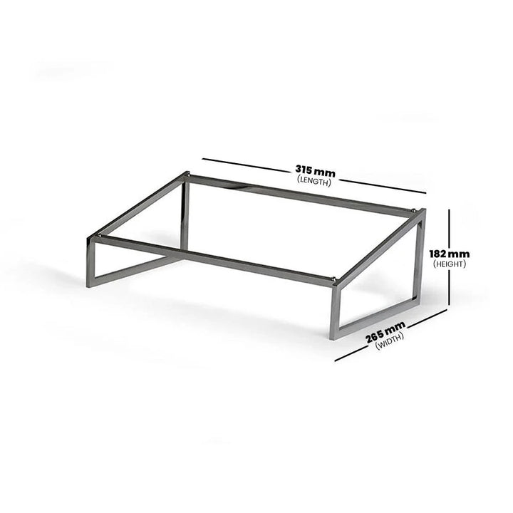 Wundermaxx Frame Stainless Steel GN 1/2 Narrow Tilted High 180mm Part Inclined