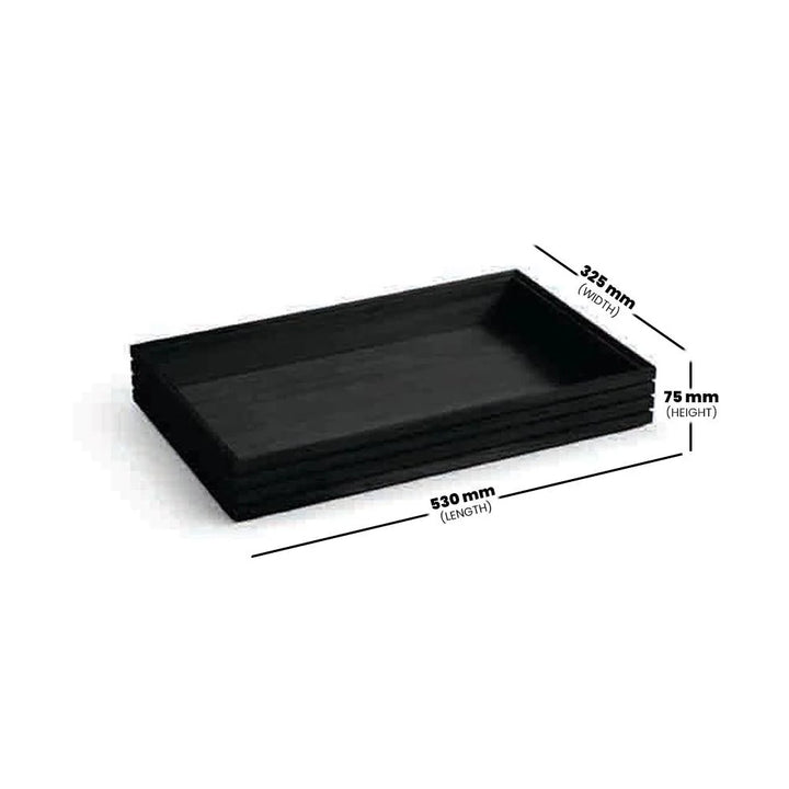 Wundermaxx Display Tray Black GN 1/1 H75mm