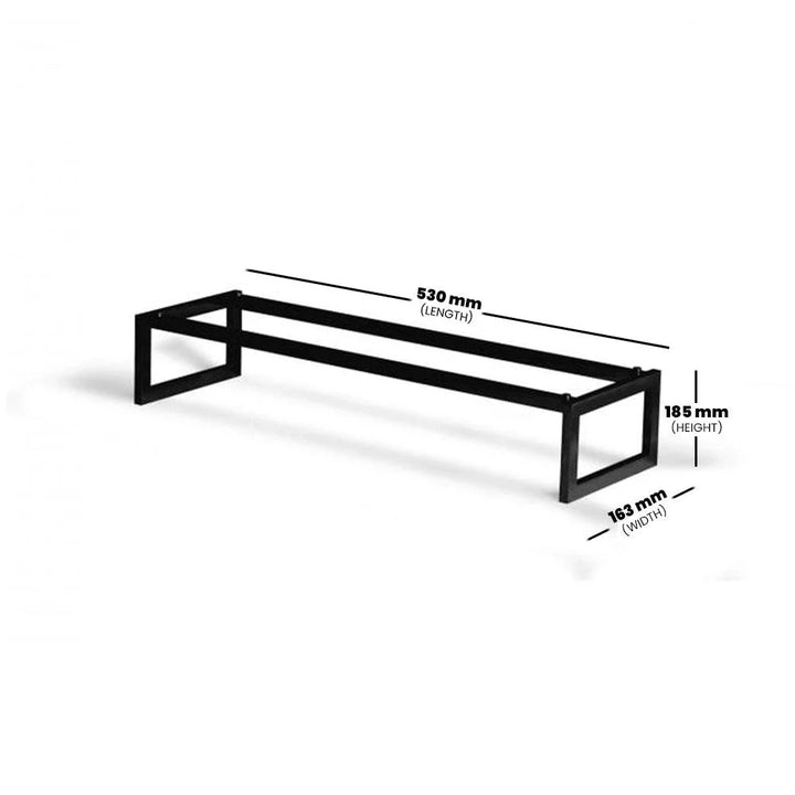 Wundermaxx Frame Black GN 2/4 H100mm Surface Low