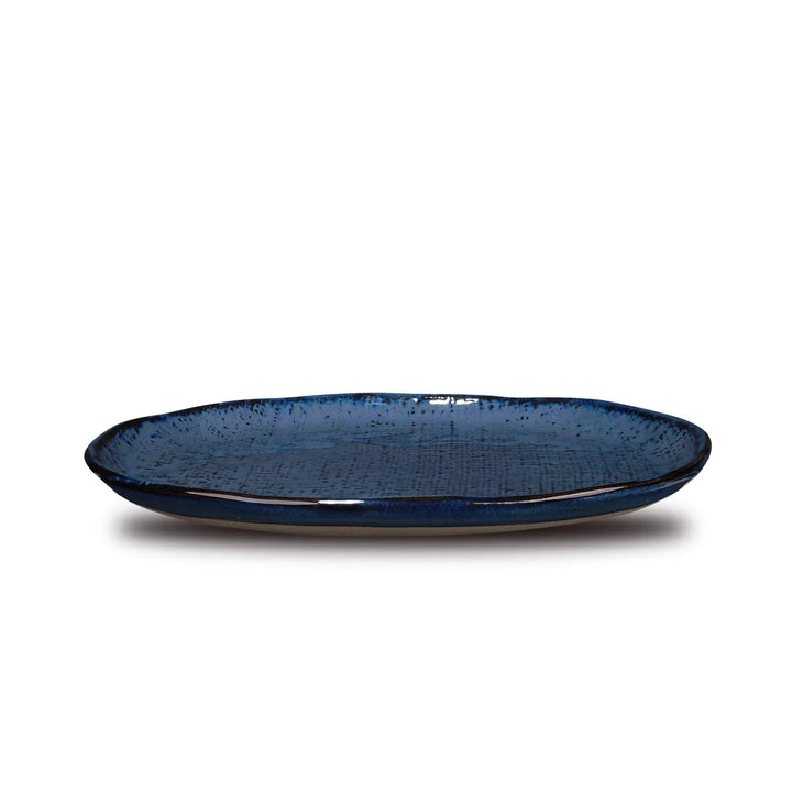 Don Bellini Craftstone 6"/15.25cm Blue Round Porcelain Plate, Pack of 6 Pcs