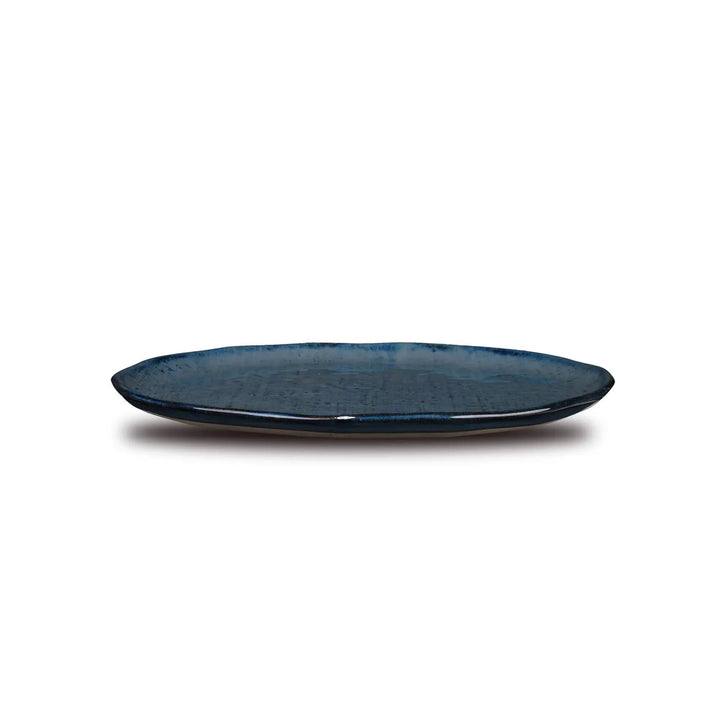 Don Bellini Craftstone 8.25"/21cm Blue Round Porcelain Plate, Pack of 6 Pcs