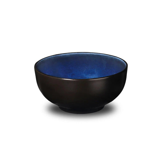 Don Bellini Mirage 5.7"/14.5cm Black Round Porcelain Bowl - HorecaStore