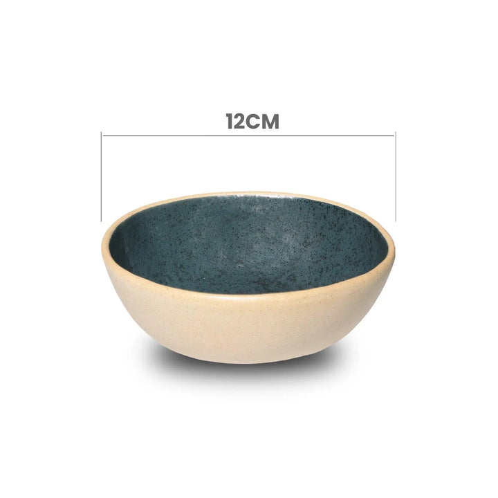 Don Bellini Night & Day 4.75"/12cm Midnight Blue Round Porcelain Bowl, Pack of 6 Pcs