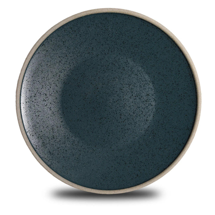 Don Bellini Night & Day 11.5"/30cm Midnight Blue Round Porcelain Plate, Pack of 6 Pcs