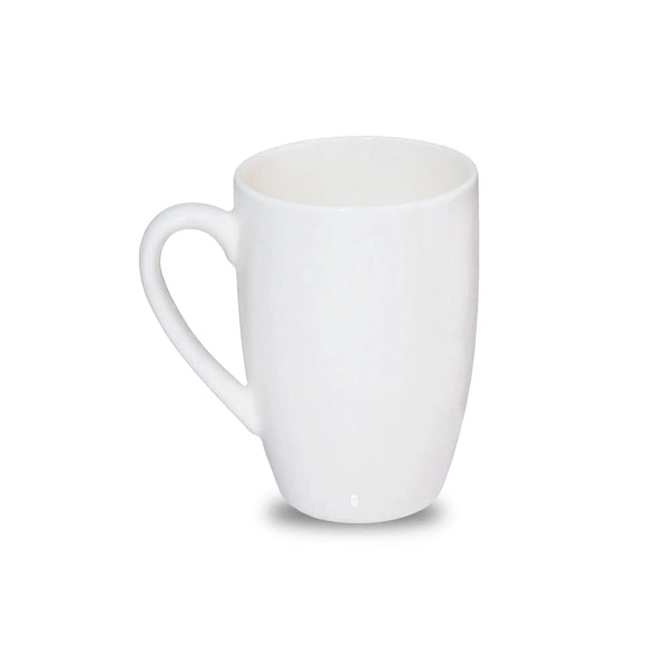 Furtino England Finesse 11.8oz/35cl White Porcelain Mug, Pack of 12