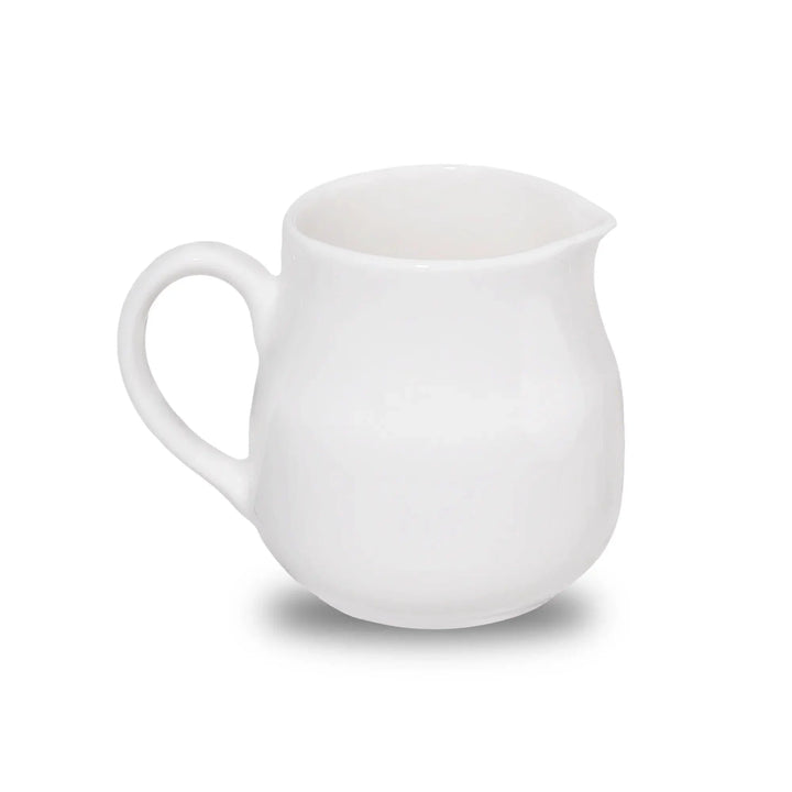 Furtino England Finesse 5oz/15cl White Round Porcelain Creamer, Pack of 12